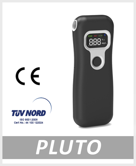 Alcohol tester breathalyzer Pluto